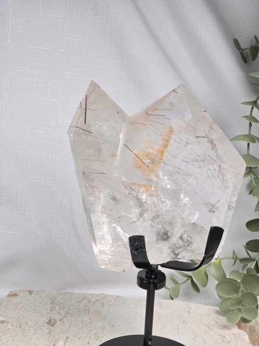 Copper Rutile Quartz double point AAA+ Grade