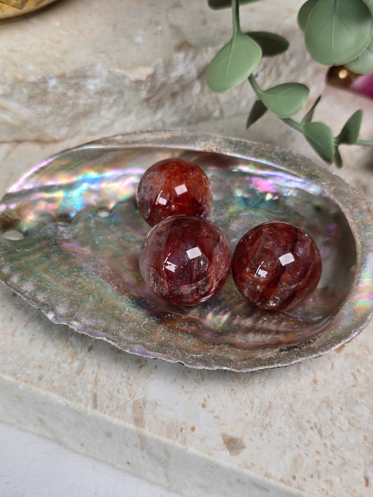 2cm Fire Quartz Spheres