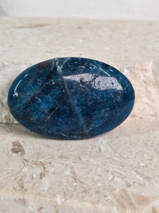 Blue Apatite Palm Stones