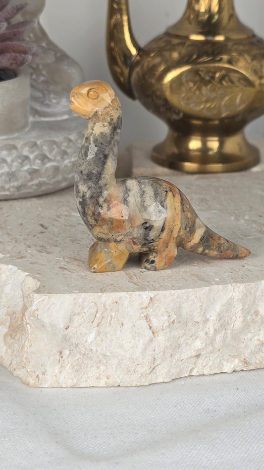 Crazy Lace Agate Dinosaur