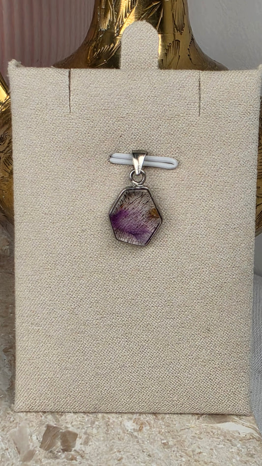 Super 7 Sterling Silver Pendant