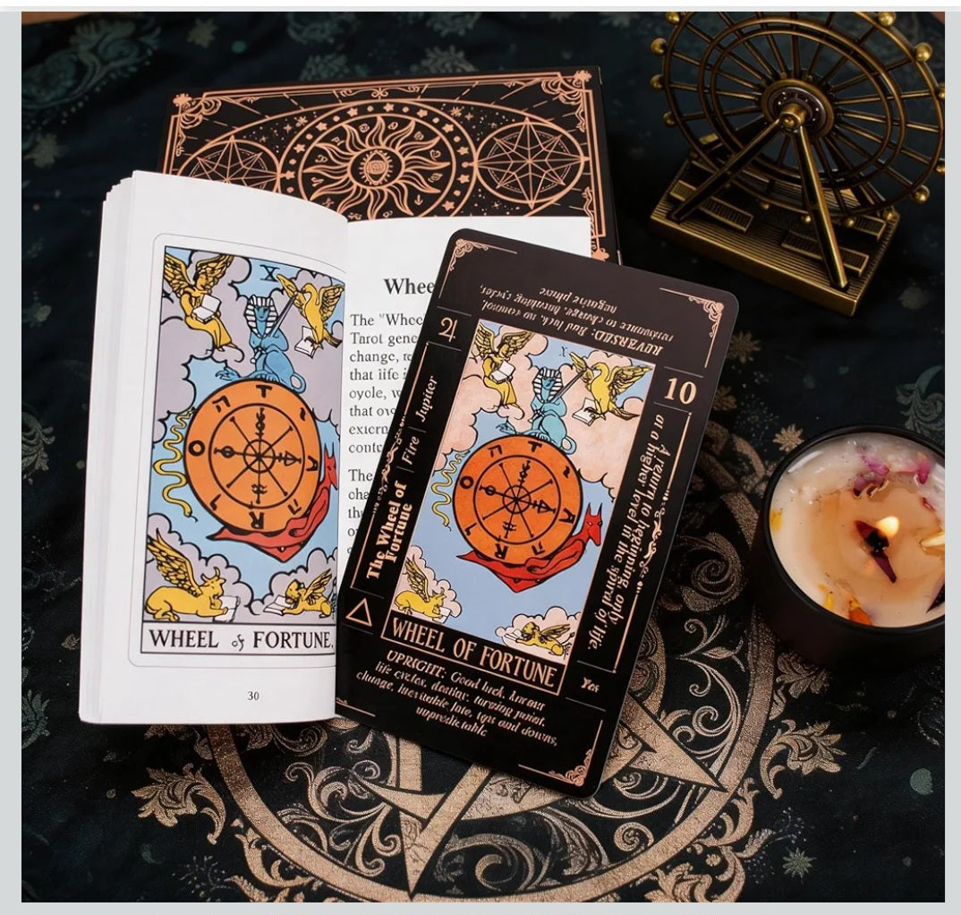 Kledery Rider Waite Tarot Deck & accessories