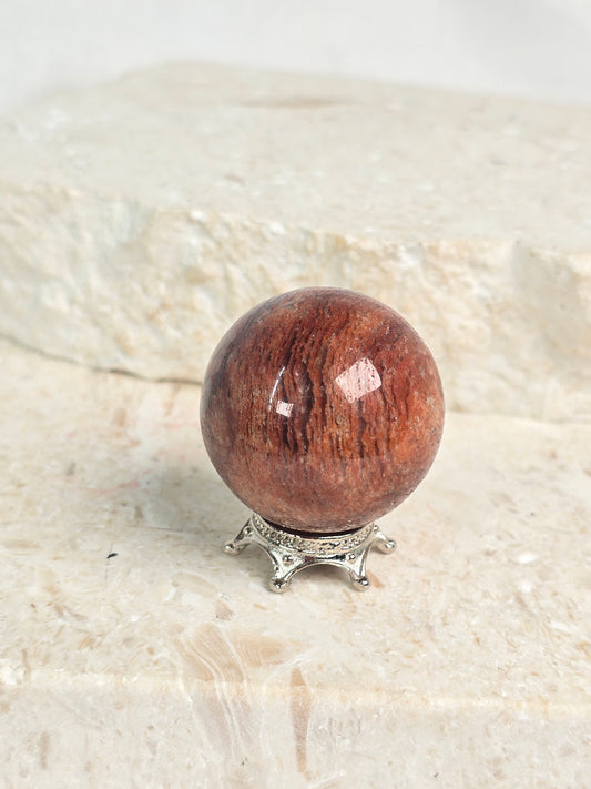 Thousand Layer Garden Quartz 3-4cm Sphere