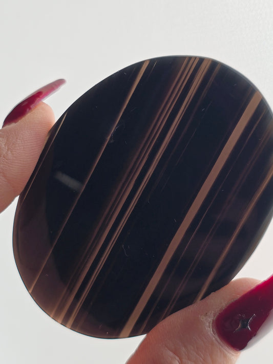 Ice Obsidian Palm Stones
