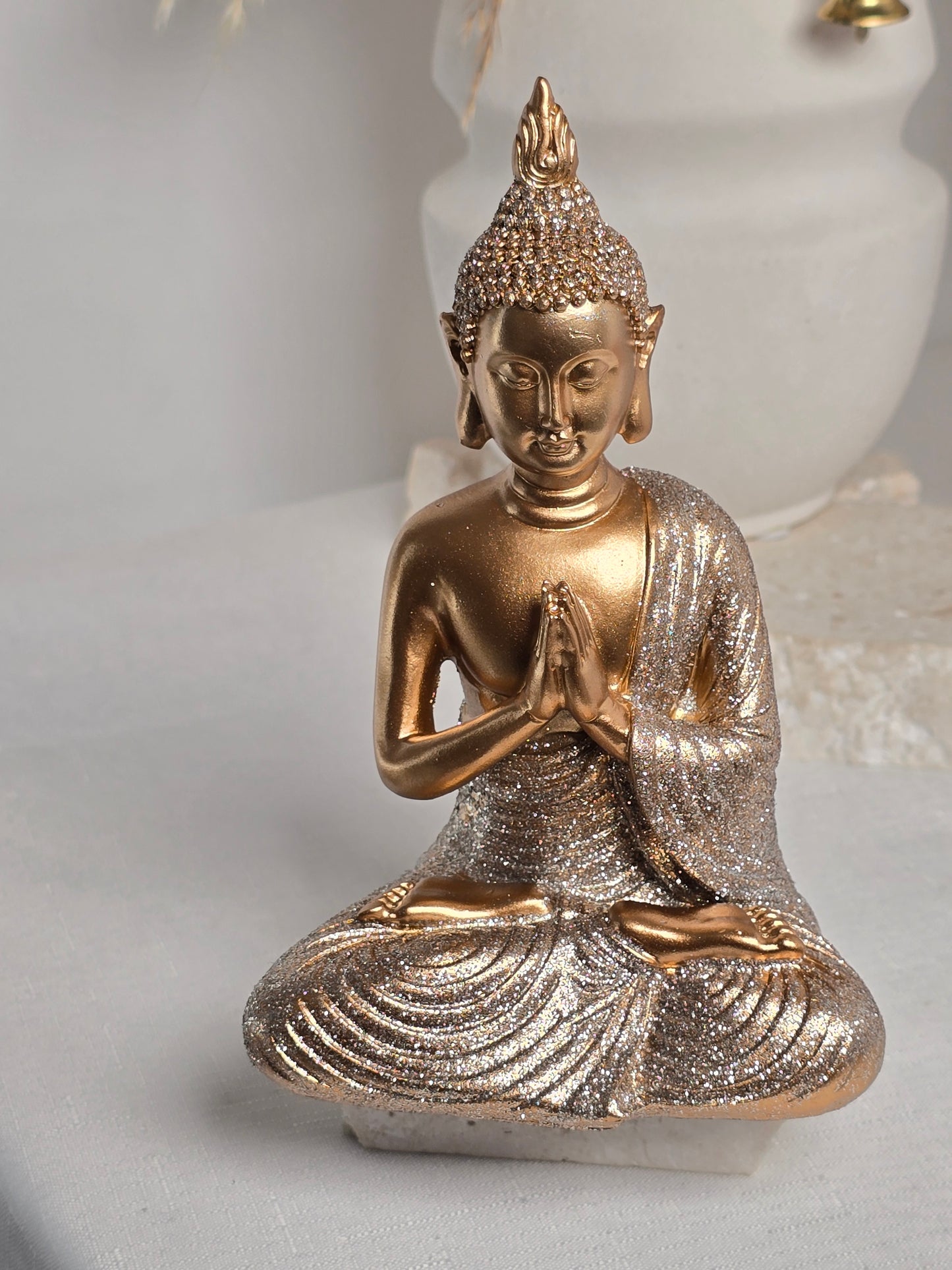 Gold Resin Thai Sitting Buddha