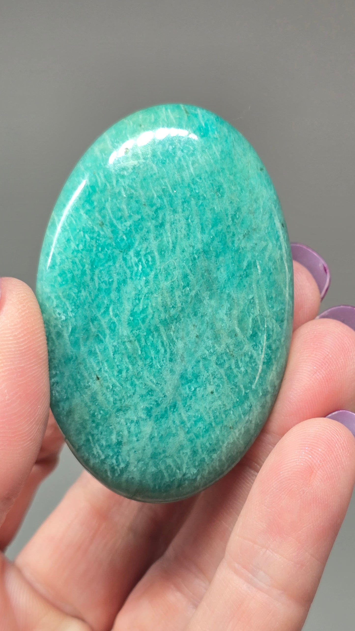 Amazonite Palm Stone