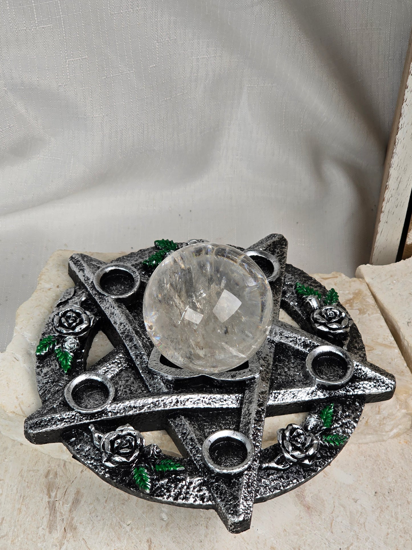 Pentagram Multi Sphere Stands resin