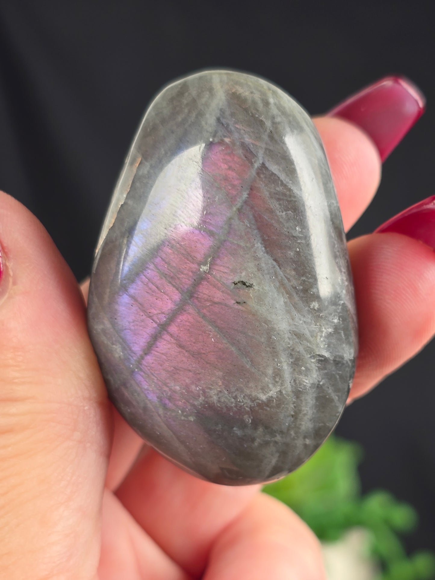 Purple Flash Labradorite Tumblestones