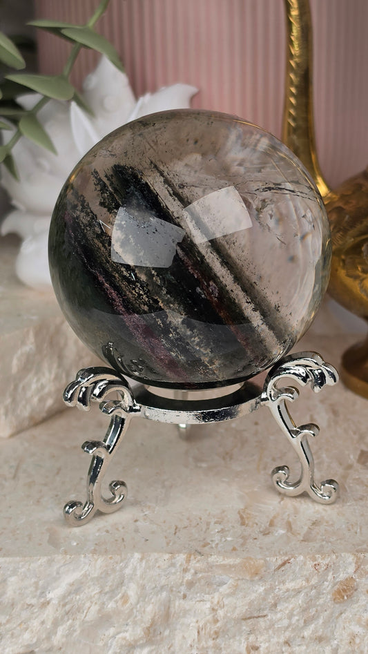 AAA Grade Garden Quartz Sphere