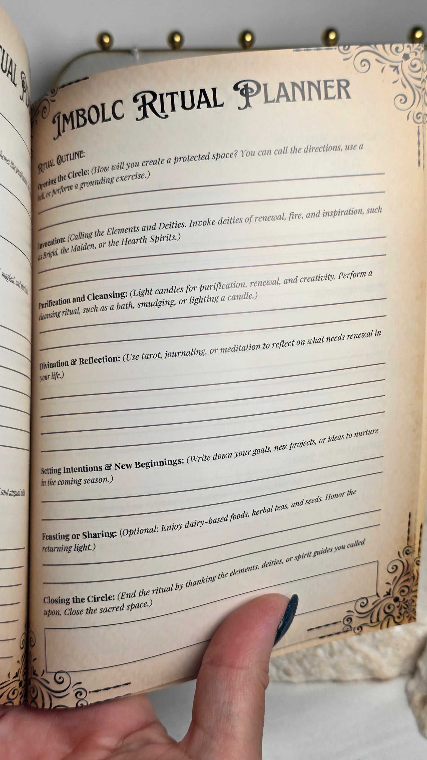 Grimoire Templates Book