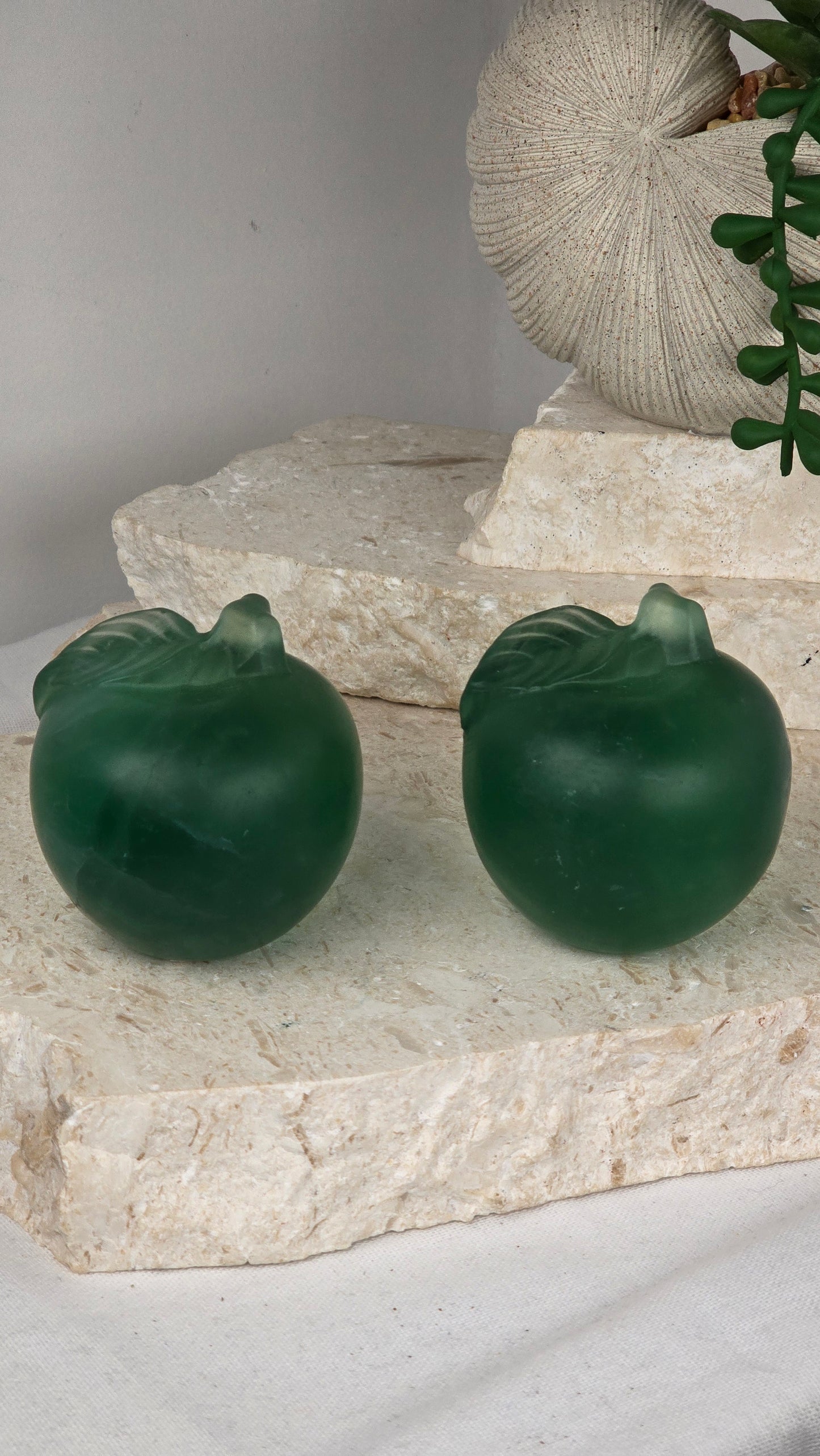 Green Fluorite Apple