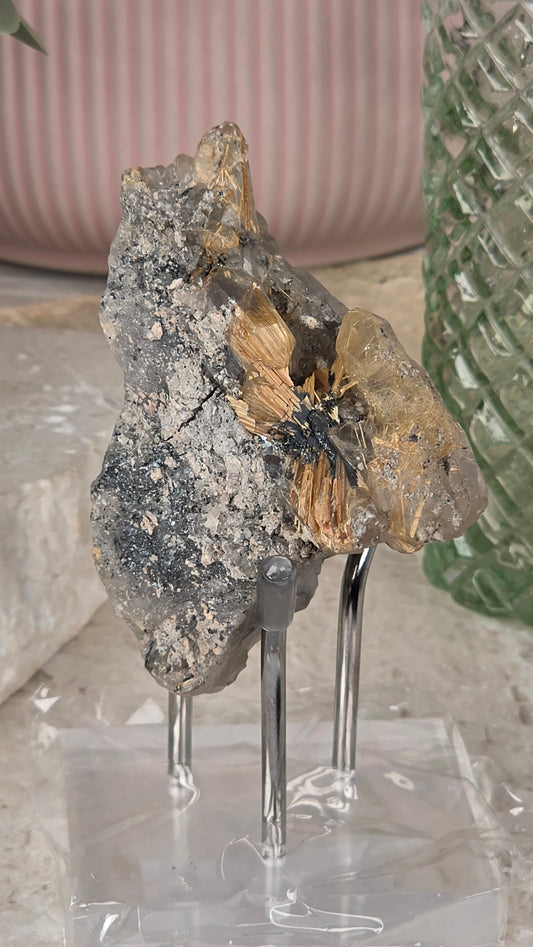 Gold Rutile Specimen