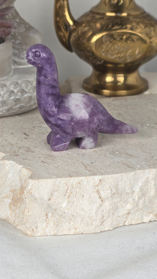 Lepidolite Dinosaur