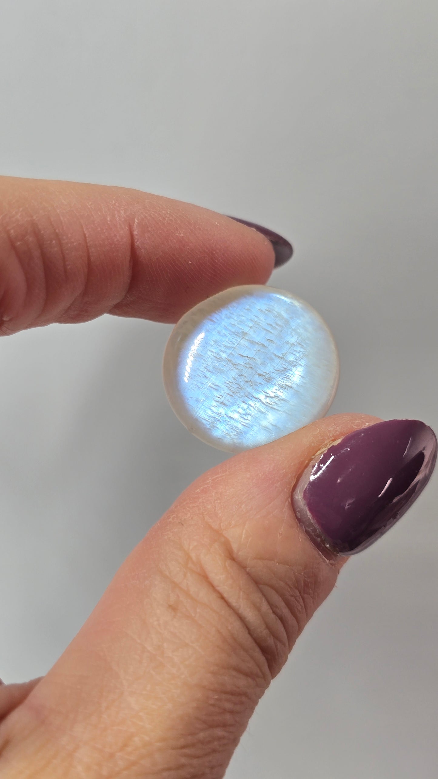 Collectors Grade Blue Flash Moonstone Cabachon
