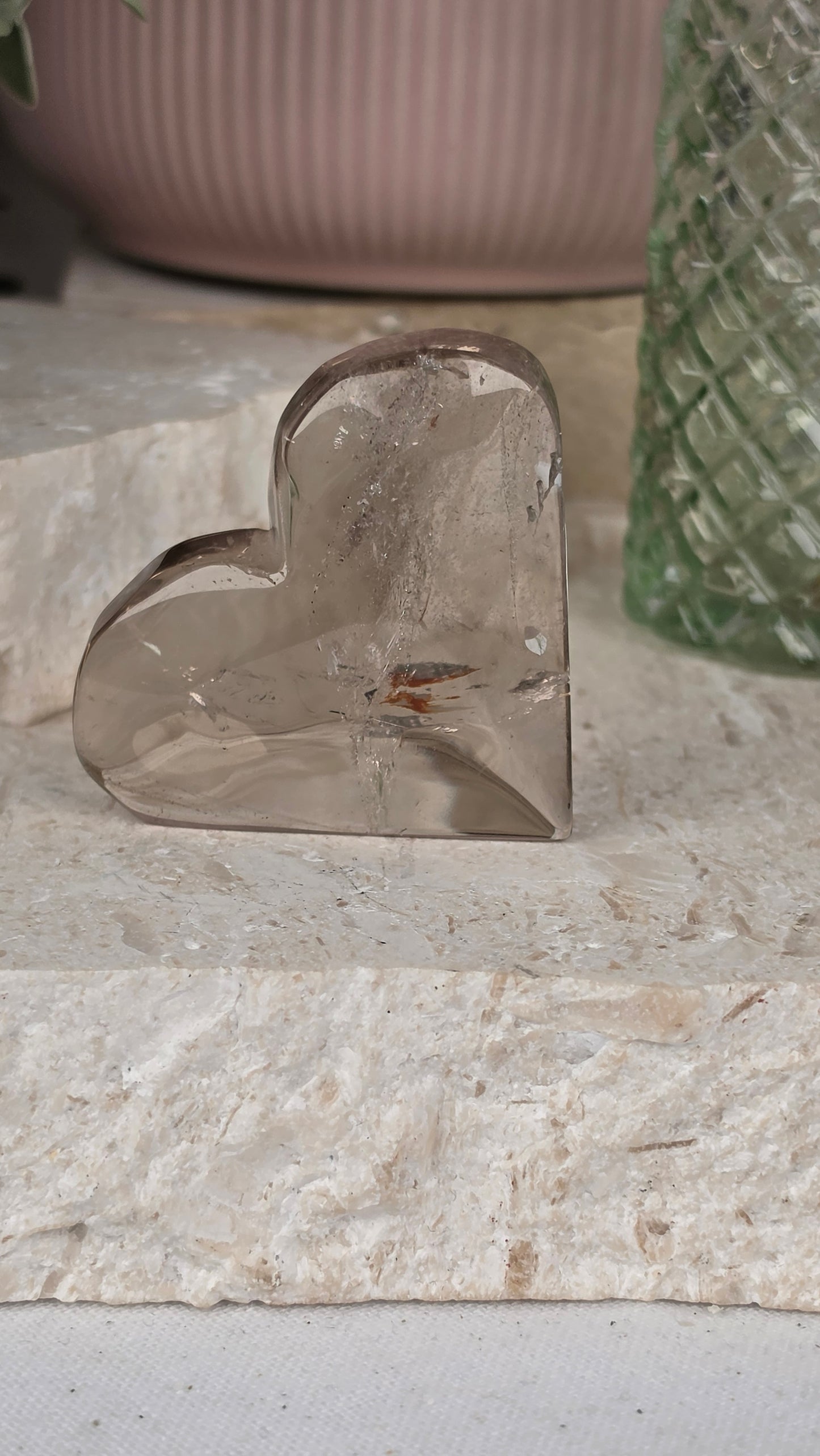 Smoky Quartz Heart
