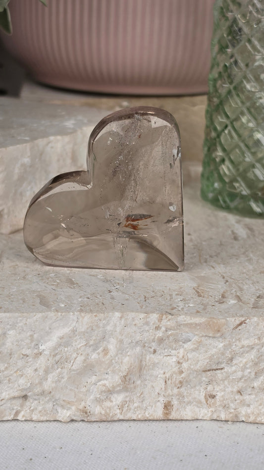 Smoky Quartz Heart