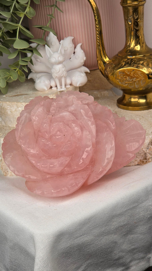 Xl Madagascan Rose Quartz Rose