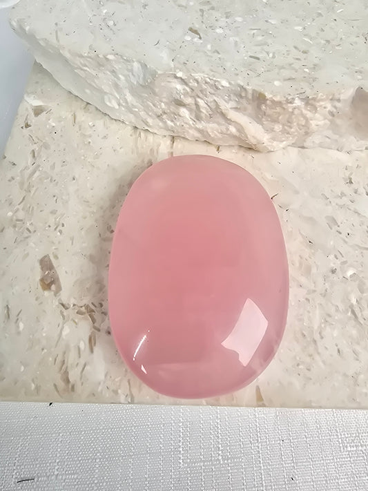Rose Quartz Palm Stones
