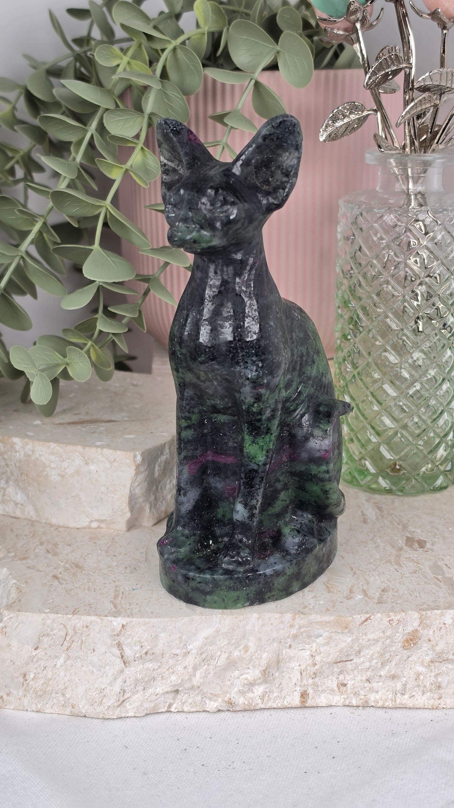 Ruby Zoisite Large Cat