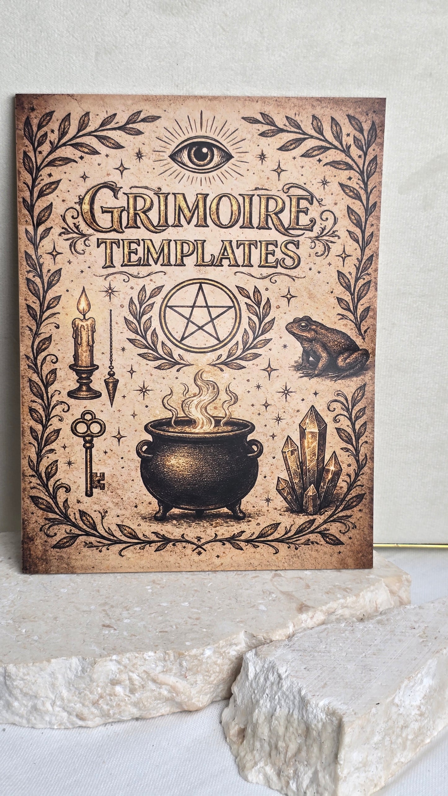 Grimoire Templates Book