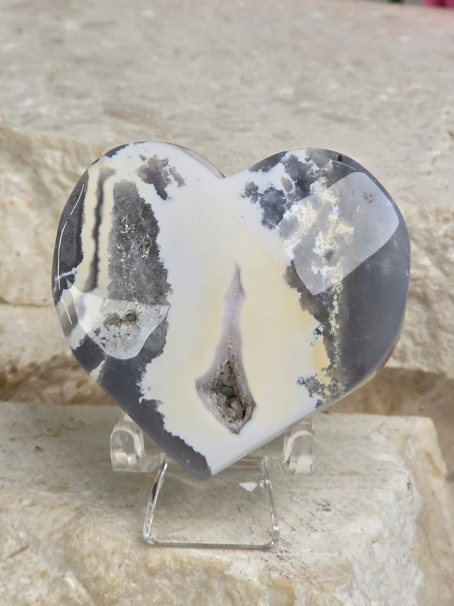 Lilac Ocean Jasper Hearts