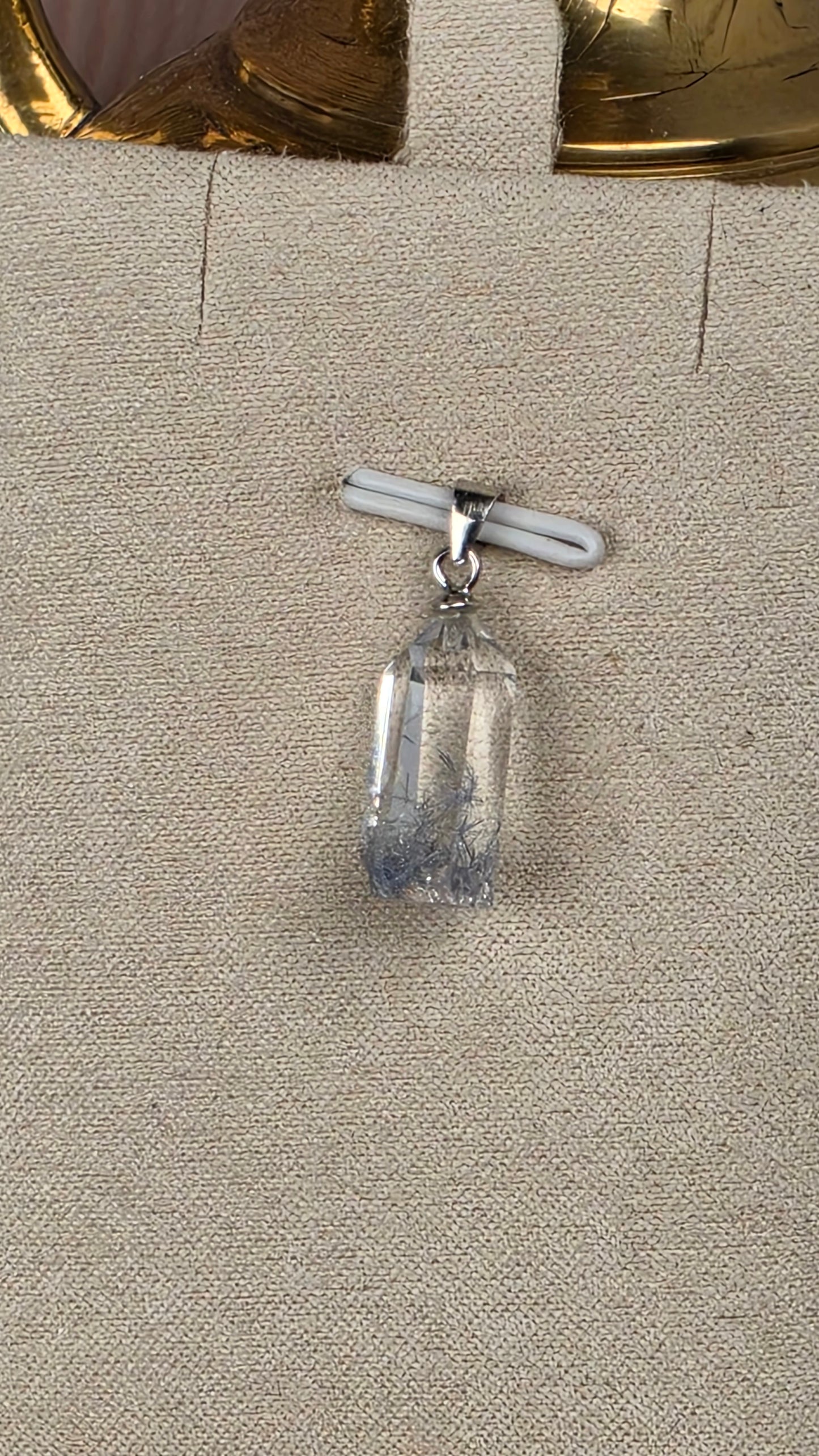 Dumortierite Sterling Silver Pendant