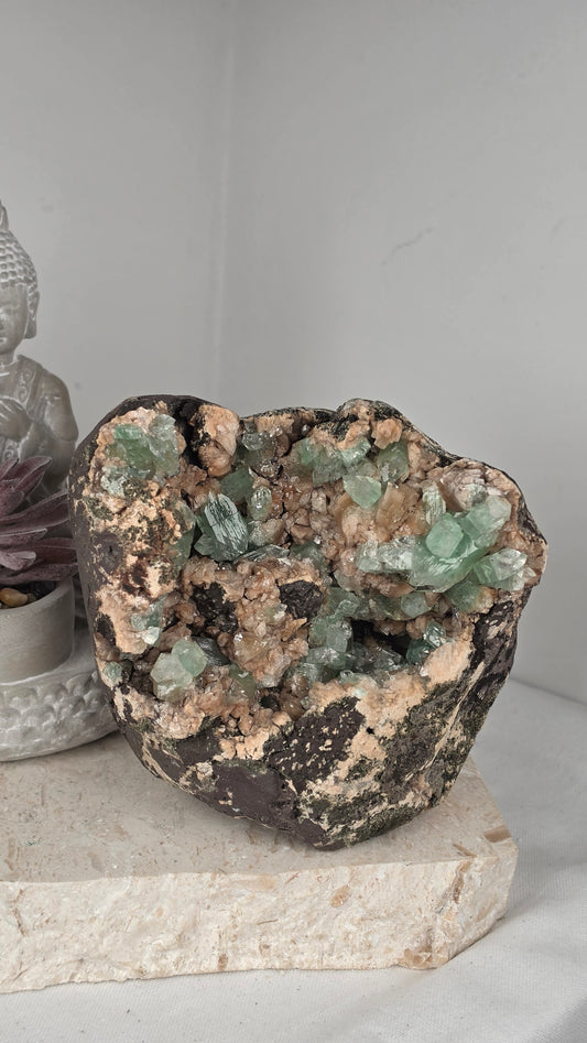 Green Apophyllite Cave