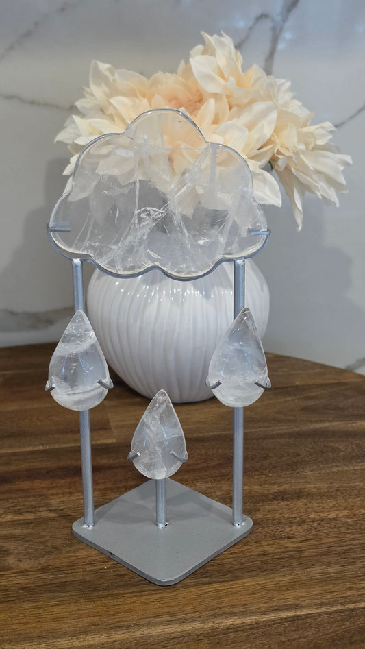 Clear Quartz Raining Cloud
