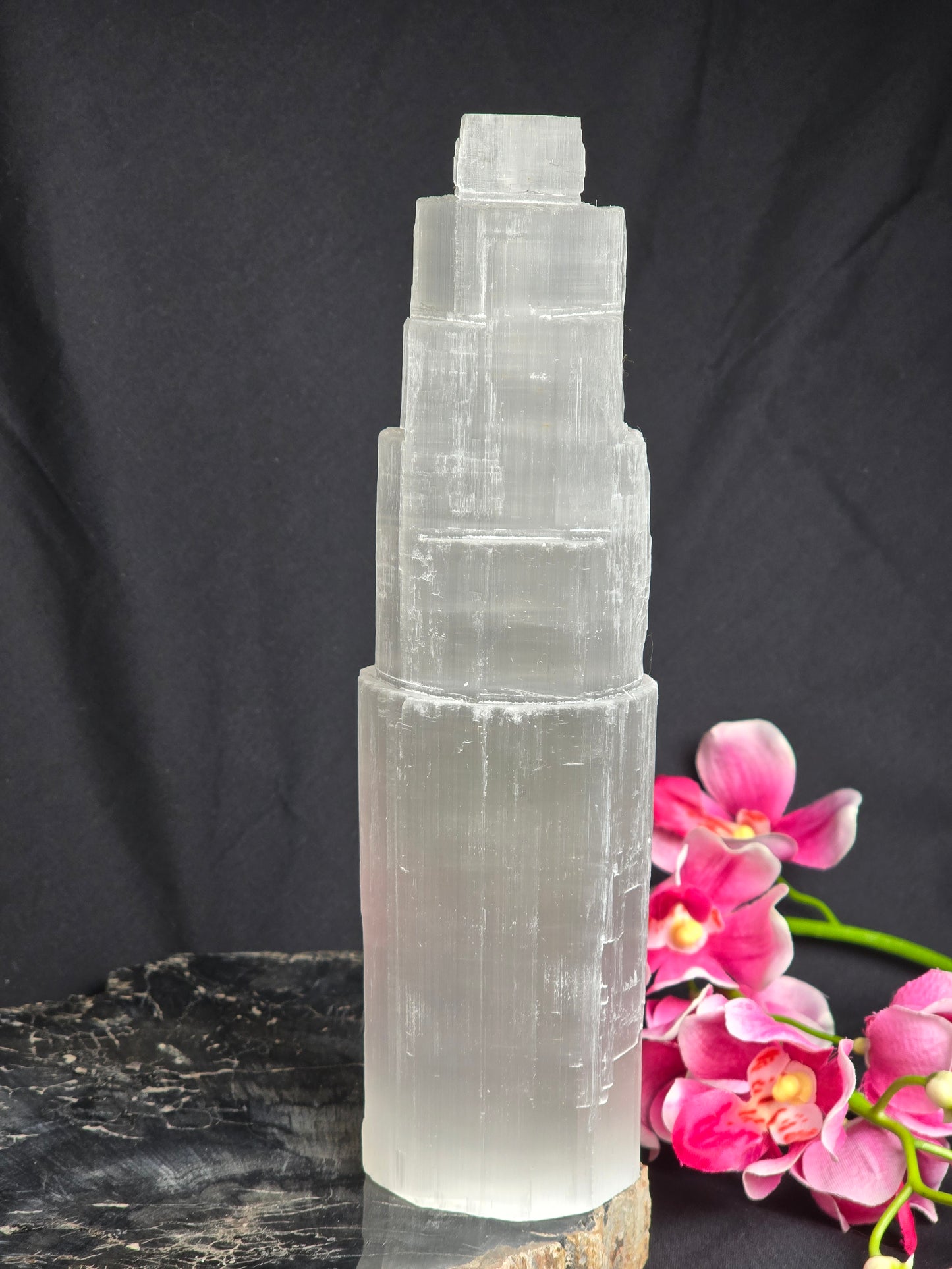 Selenite Tower Large