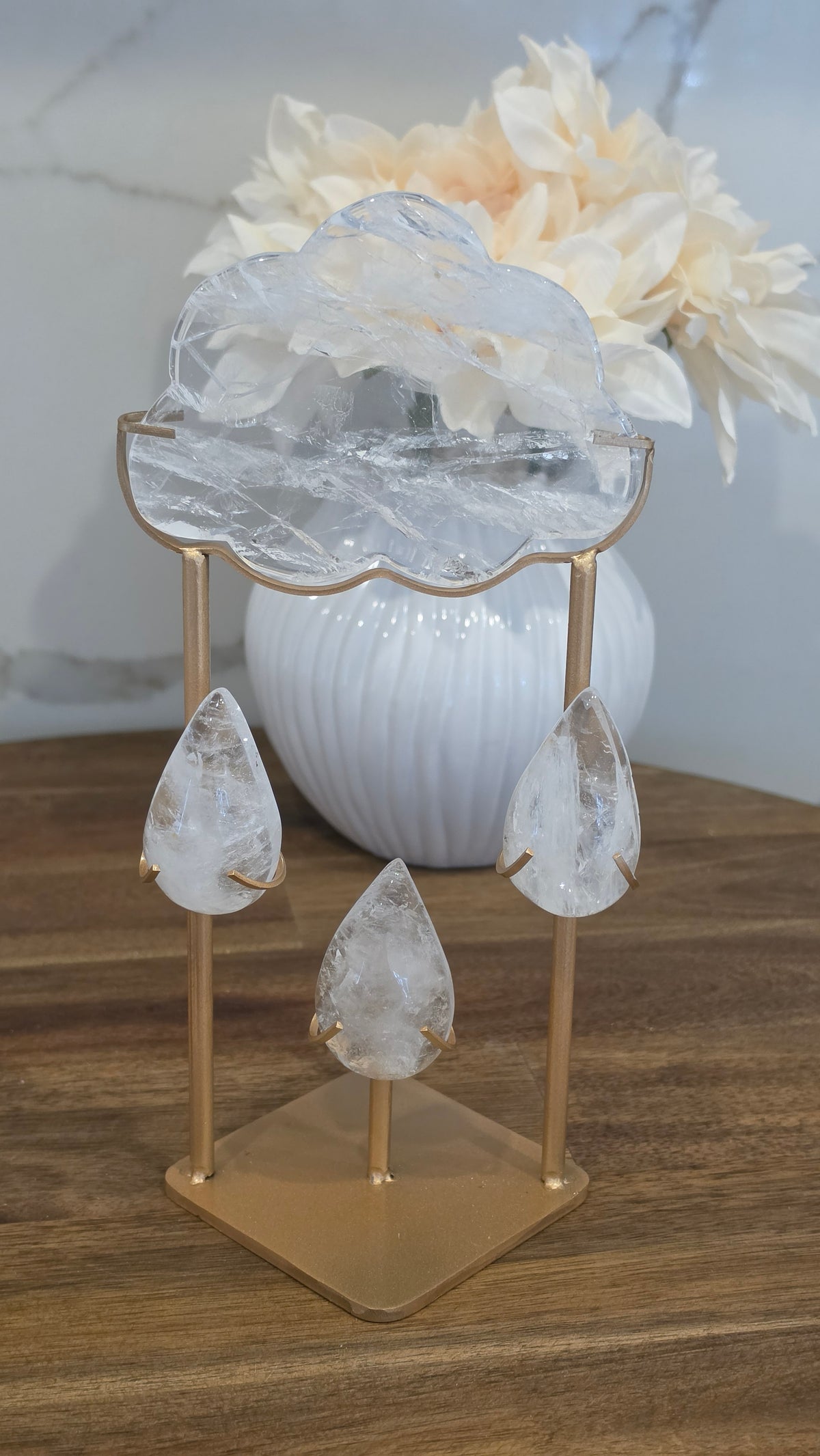 Clear Quartz Raining Cloud