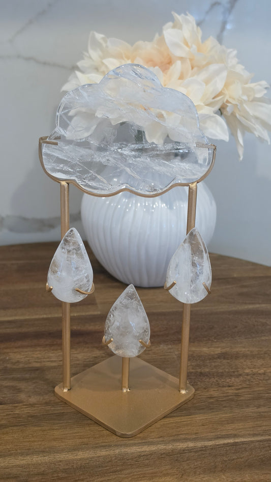 Clear Quartz Raining Cloud