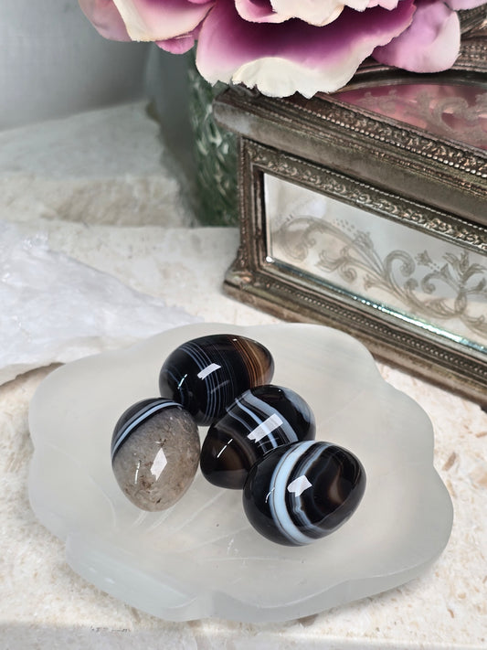 Black Onyx 3cm Eggs