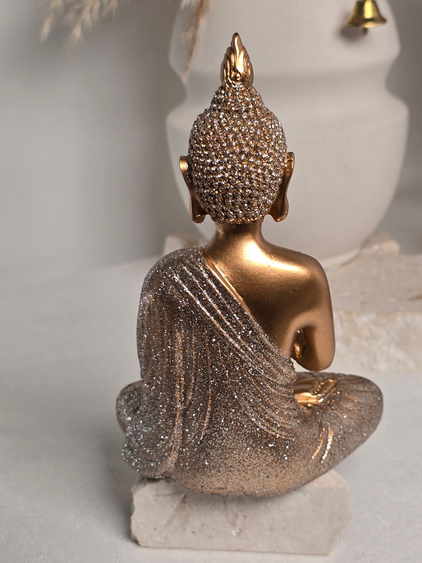 Gold Resin Thai Sitting Buddha