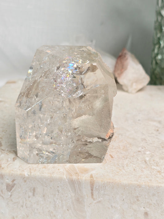 White Garden Quartz Freeform AAA+ grade
