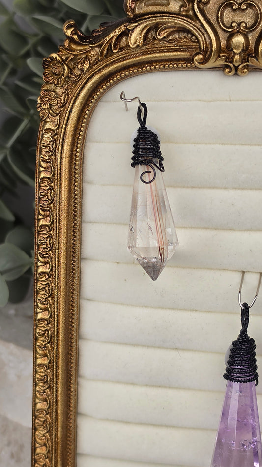 Copper Rutile Quartz Pendulum