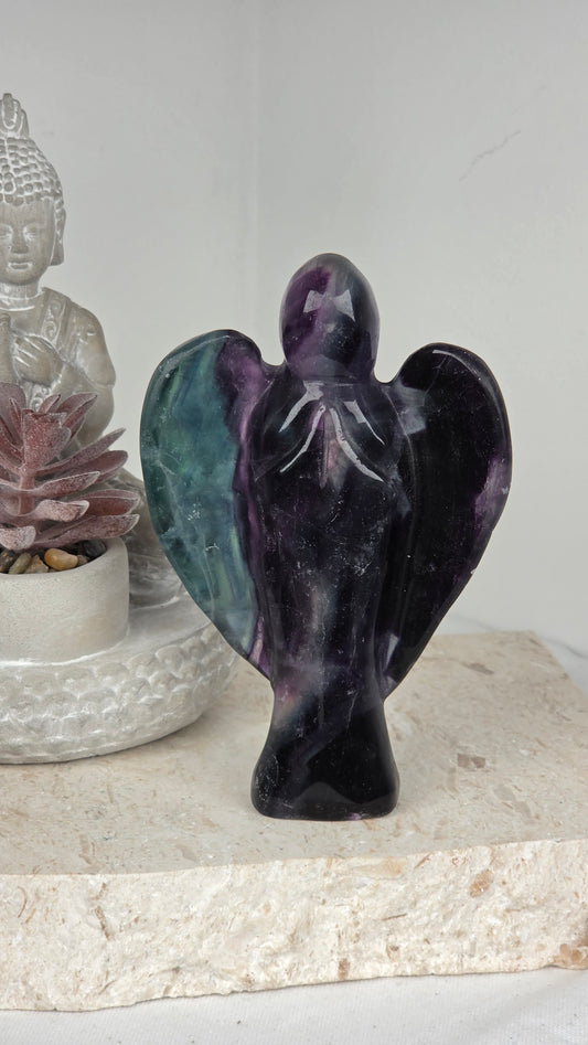 Rainbow Fluorite Angel