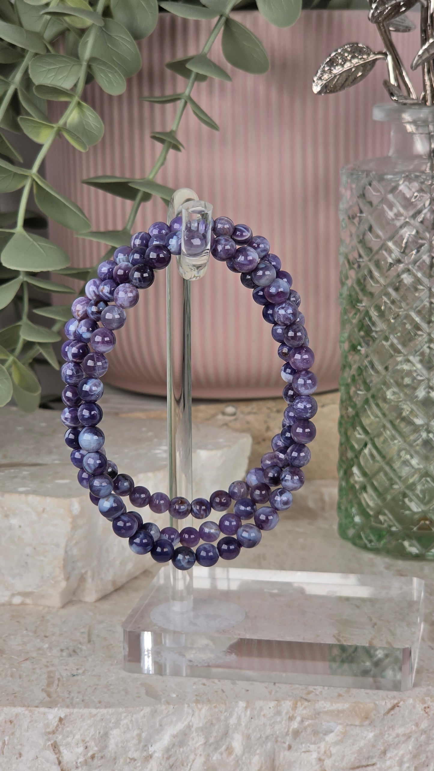 Smoky Quartz 8 mm Bracelet