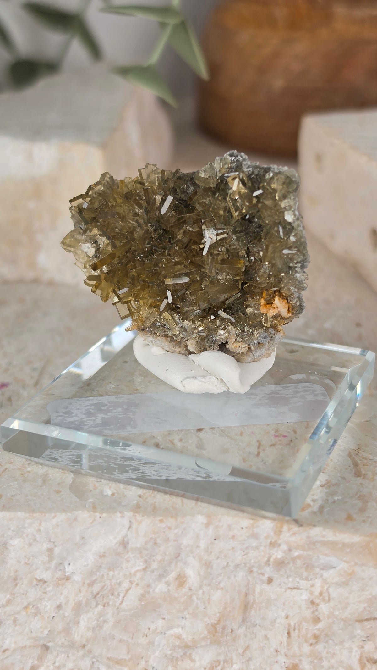 Gold Flake Barite Specimen