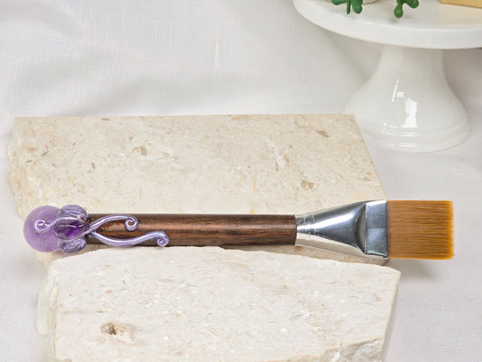 Amethyst tipped Altar Brush/paint brush