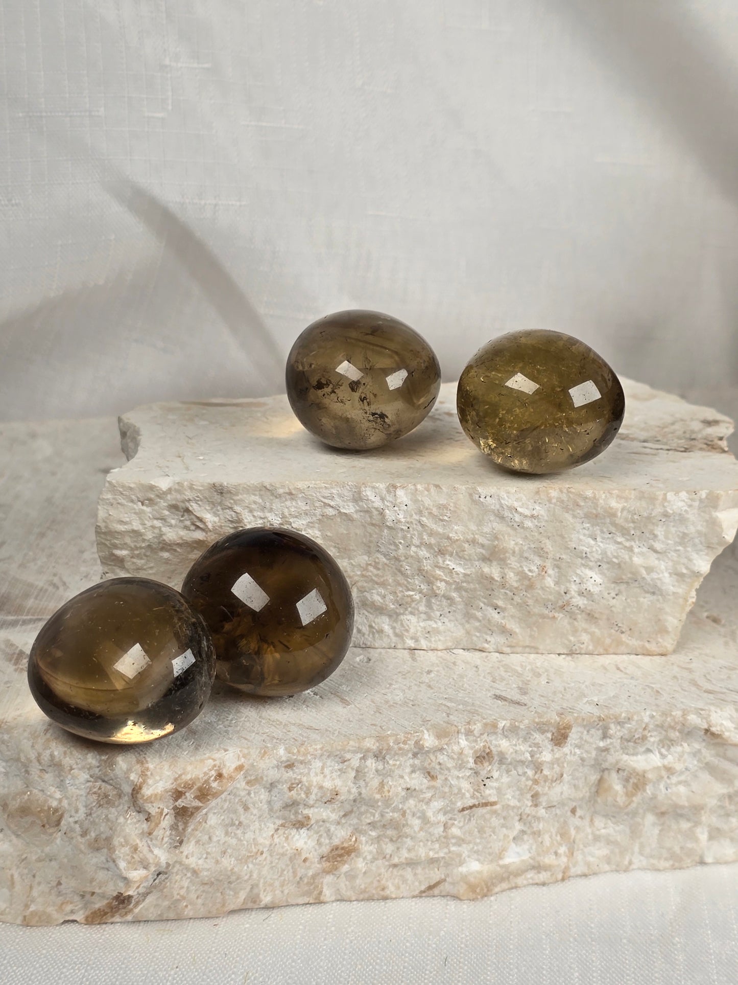 Smoky Citrine Tumble Stones
