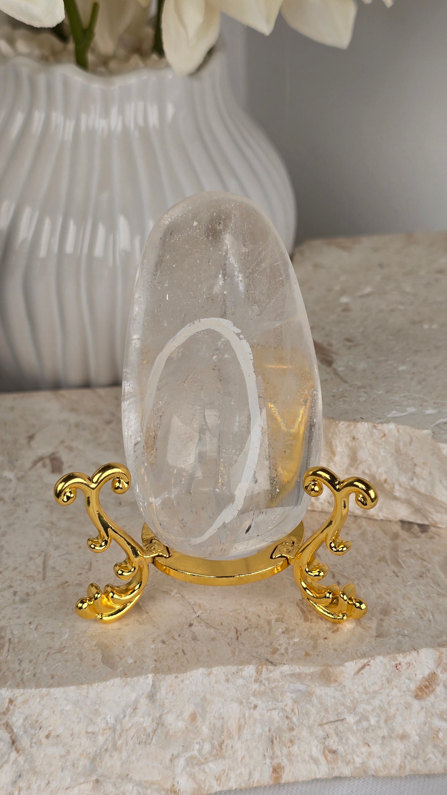 Clear Quartz Enhydrous Freeform