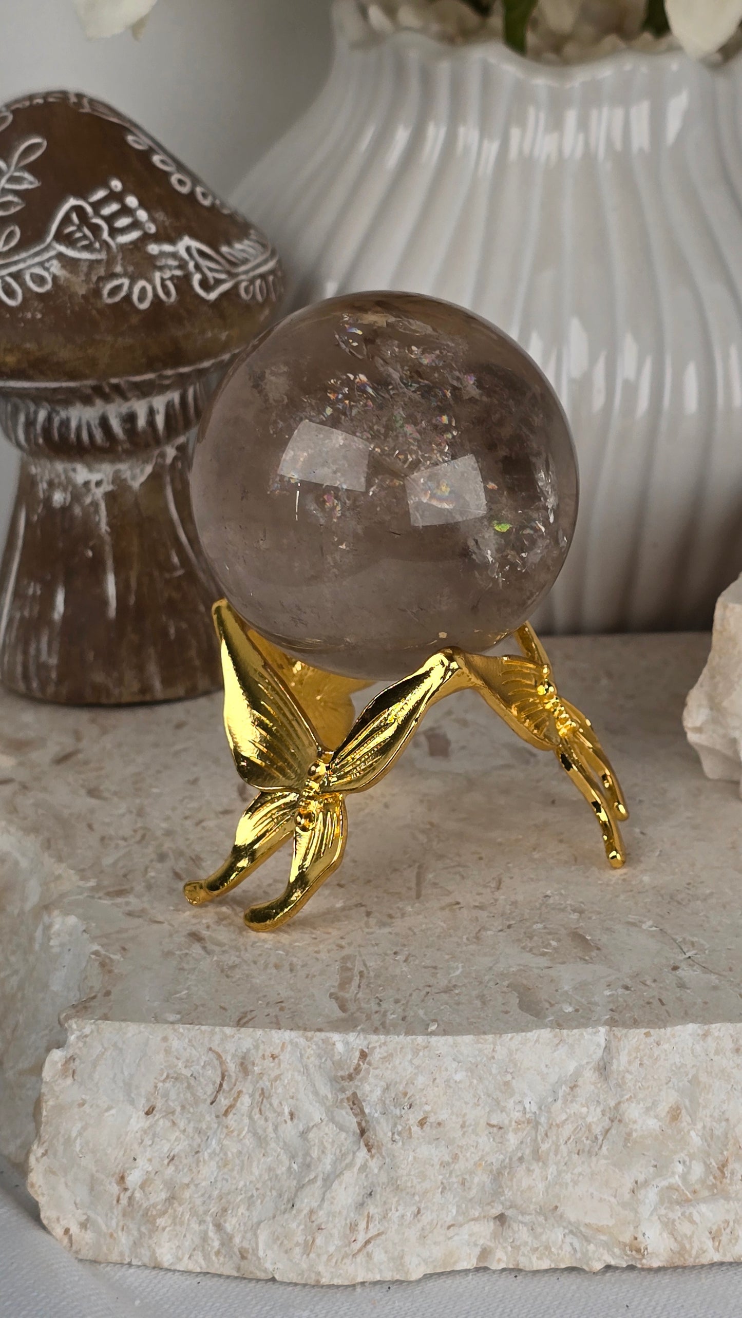 Smoky Quartz Sphere