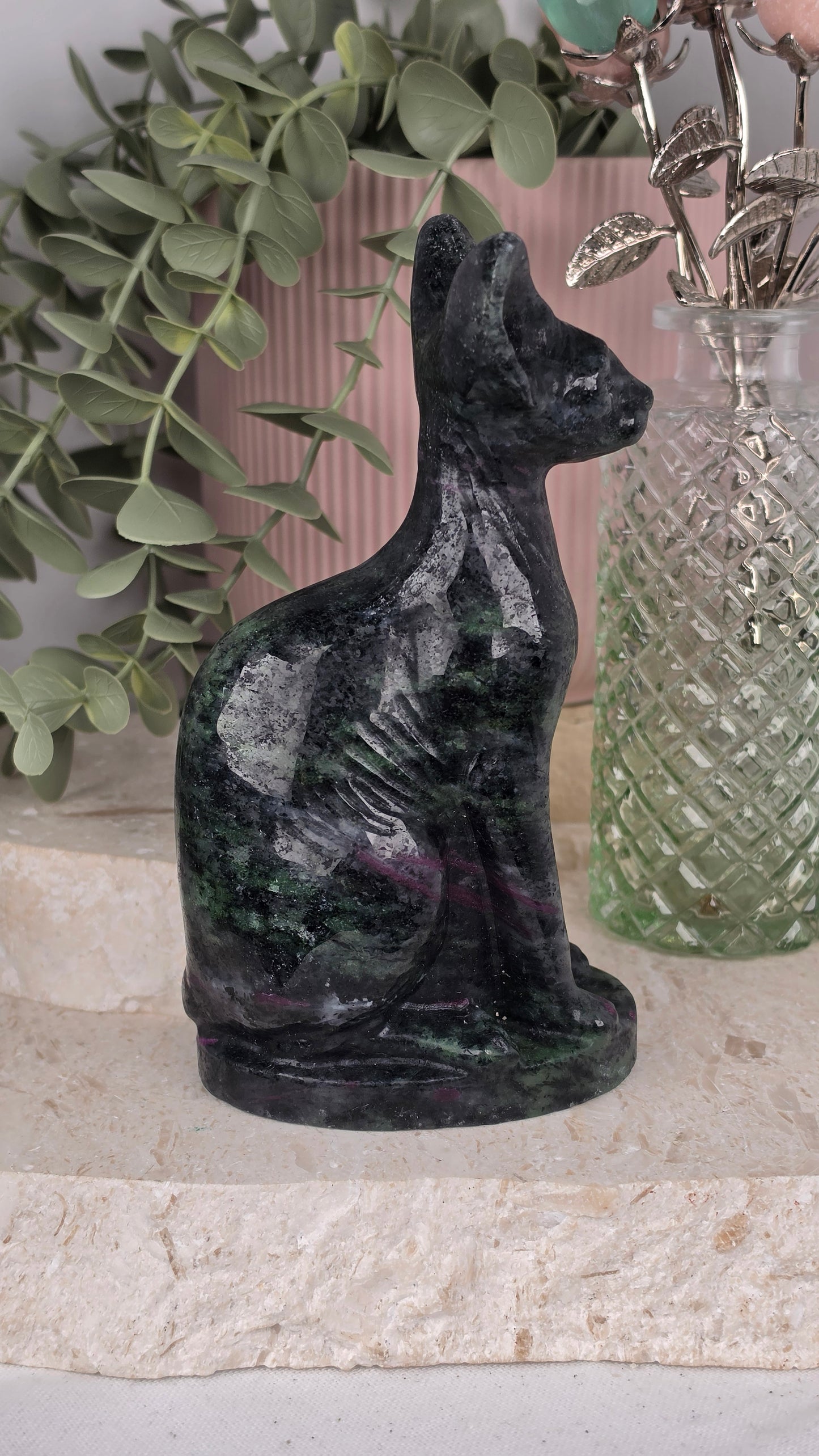 Ruby Zoisite Large Cat