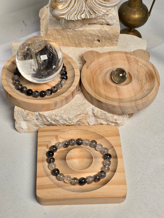 Wooden Bracelet/Sphere Stand