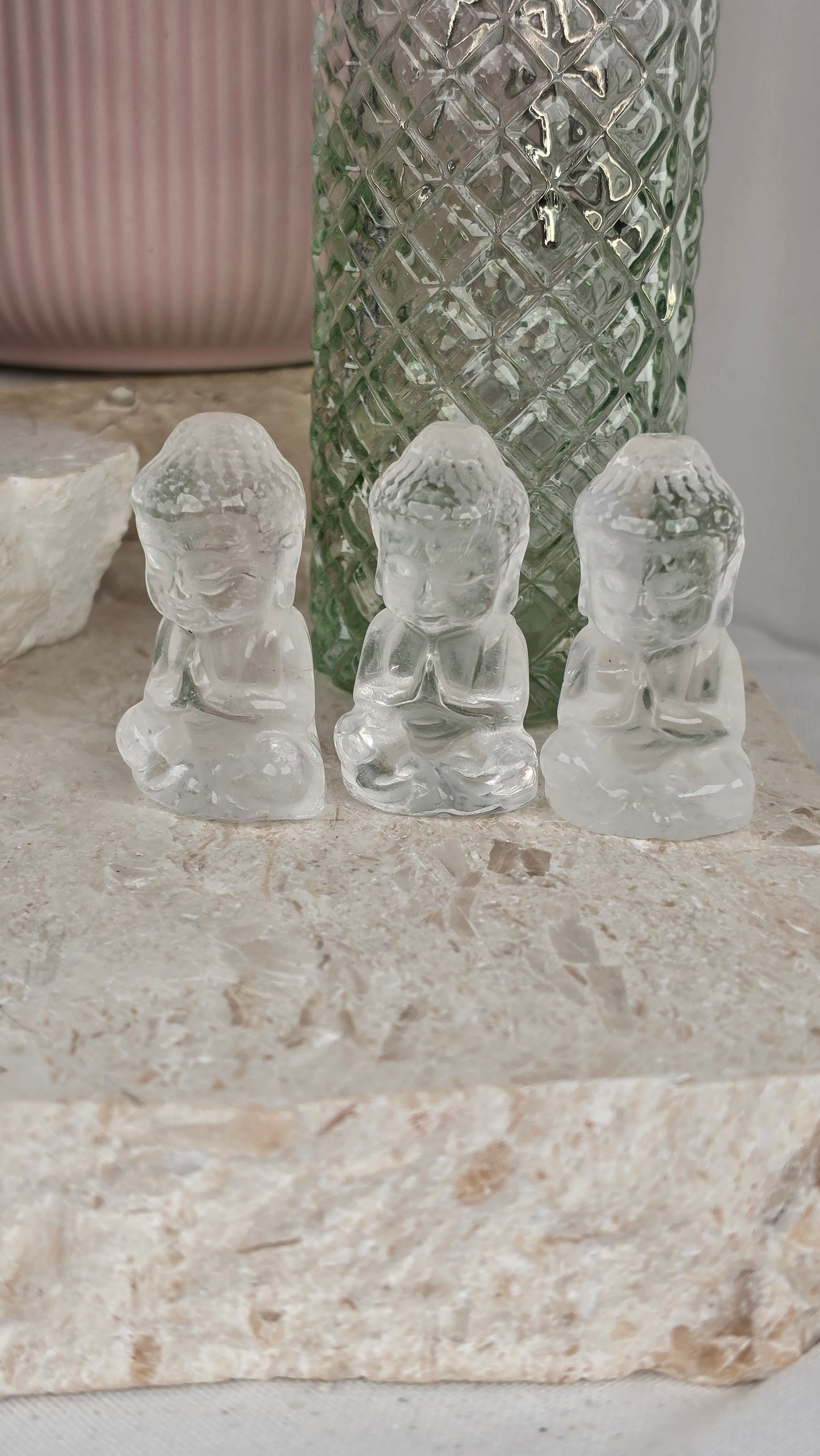 Clear Quartz Buddha
