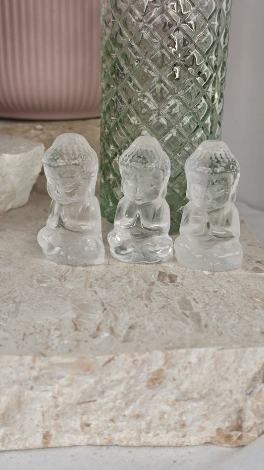 Clear Quartz Buddha