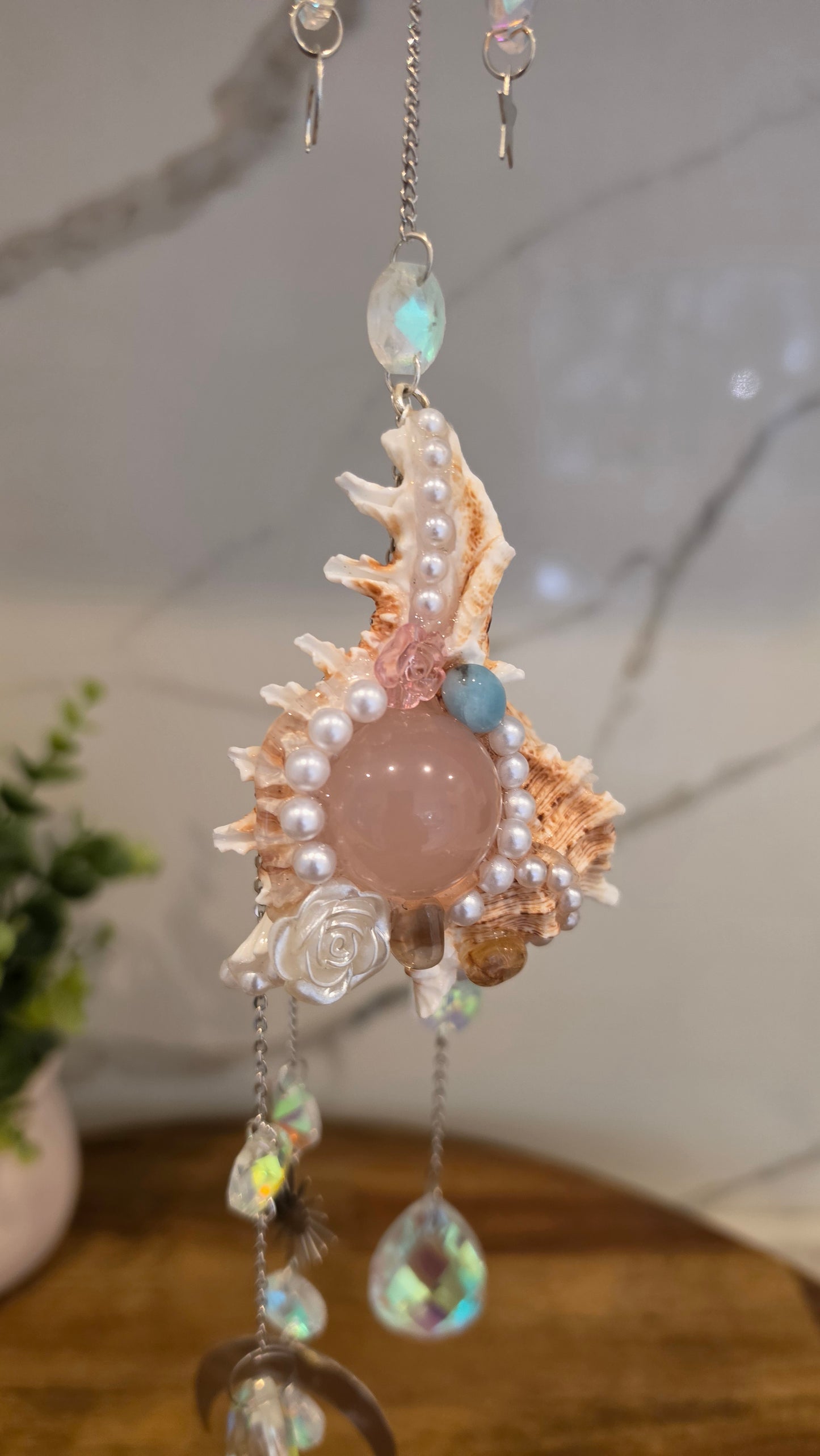 Mermaid Shell Suncatcher
