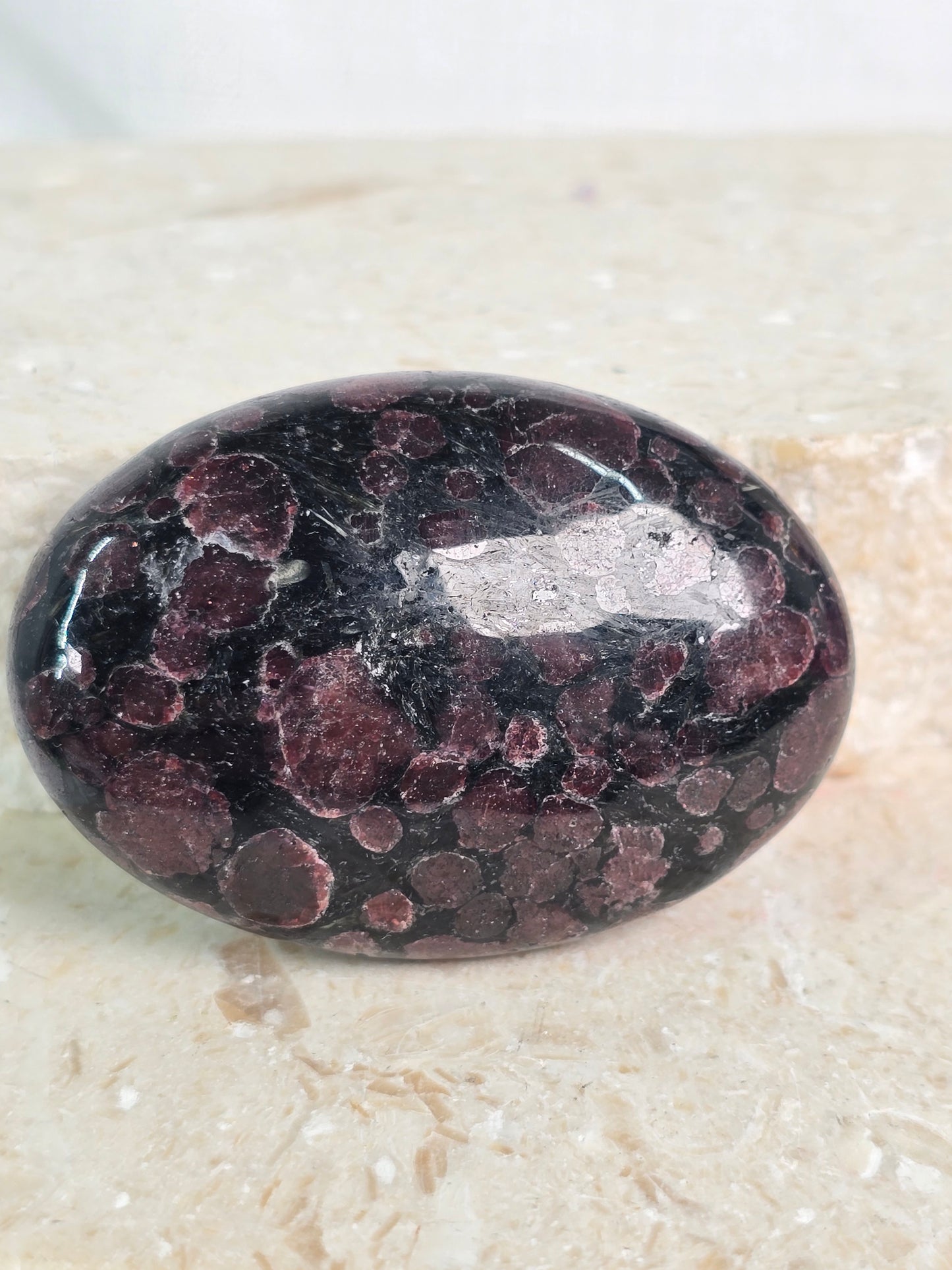 Garnet Palm Stones