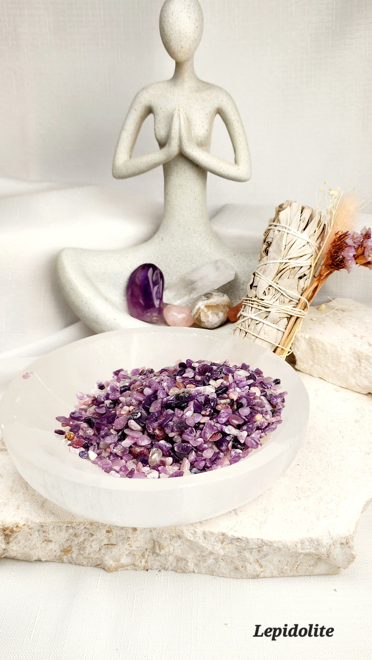 Solstice Chip Lepidolite Chips – crystalsolstice