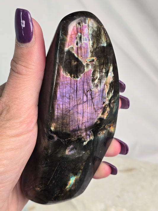 Purple Flash Labradorite Freeform